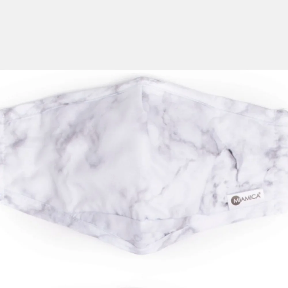 3/$15 MIMICA Marble & Grey Reusable Face Masks▪︎2pk